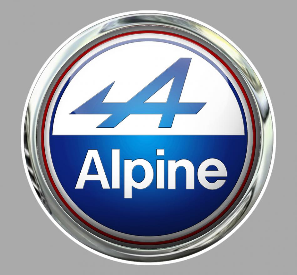 Sticker ALPINE AA167 : Couleur Course