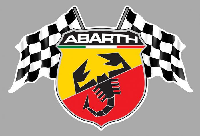 Sticker ABARTH : Couleur Course