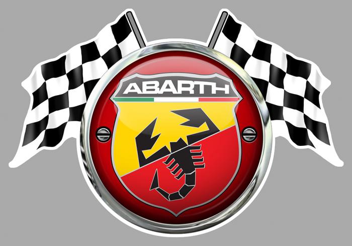 Sticker ABARTH : Couleur Course