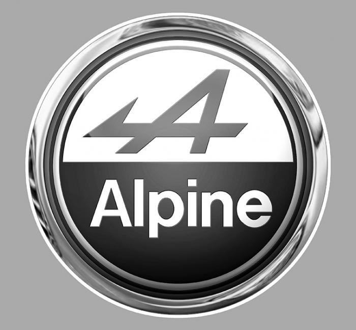 Sticker ALPINE : Couleur Course