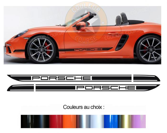 Sticker BANDES PORSCHE BOXSTER : Couleur Course