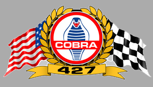 Sticker 427 COBRA FORD LAURIERS CA063 : Couleur Course