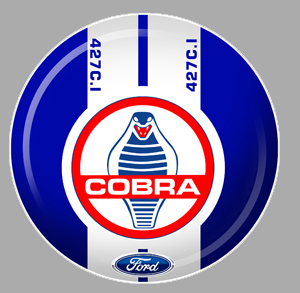 Sticker 427 COBRA FORD CA068 : Couleur Course