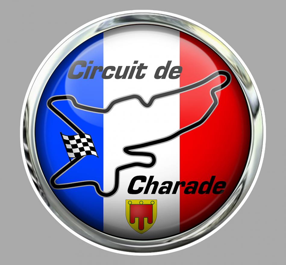 Sticker CIRCUIT DE CHARADE  : Couleur Course