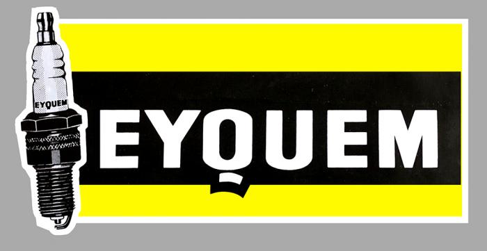 Sticker BOUGIES EYQUEM : Couleur Course