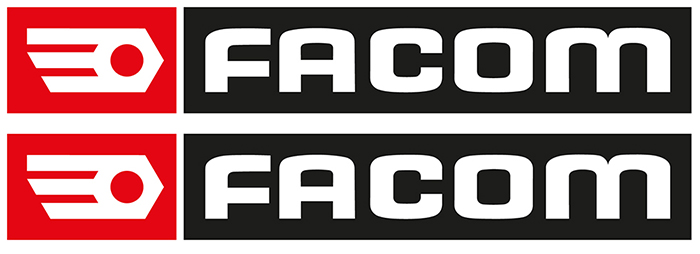Sticker 2 X FACOM : Couleur Course