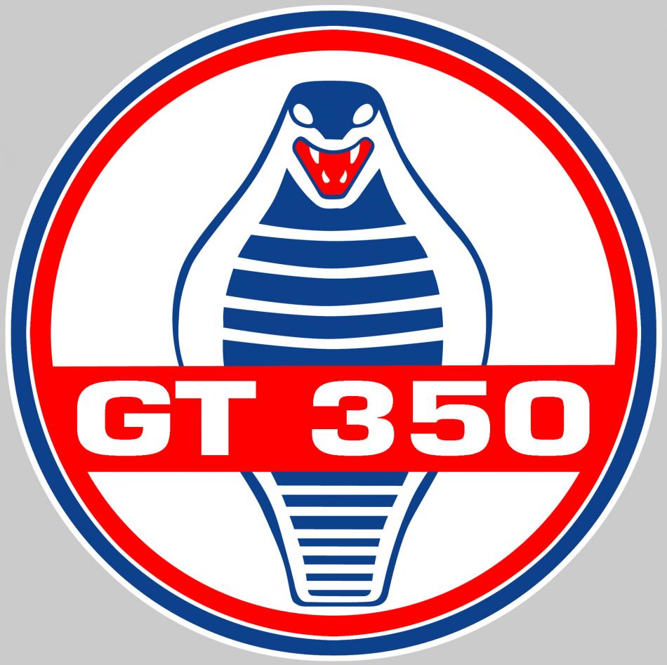 Sticker GT350 COBRA FORD GA013 : Couleur Course