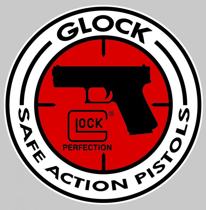 Sticker GLOCK : Couleur Course