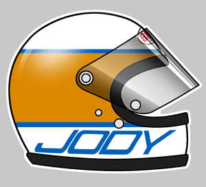 Sticker JODY SCHECKTER  : Couleur Course