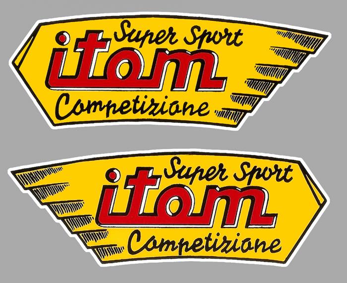 Sticker 2 X ITOM : Couleur Course