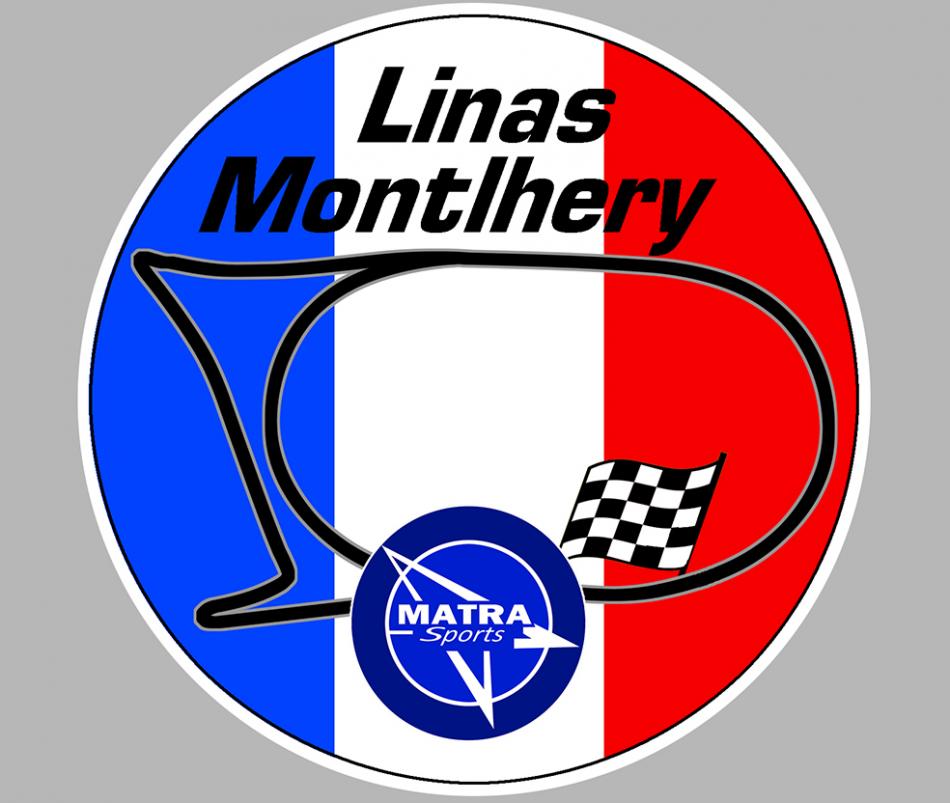 Sticker CIRCUIT LINAS MONTHLERY : Couleur Course