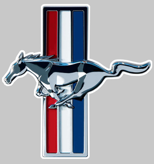 Sticker FORD MUSTANG MA018G : Couleur Course