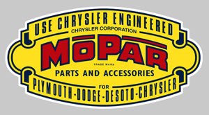 Sticker MOPAR : Couleur Course