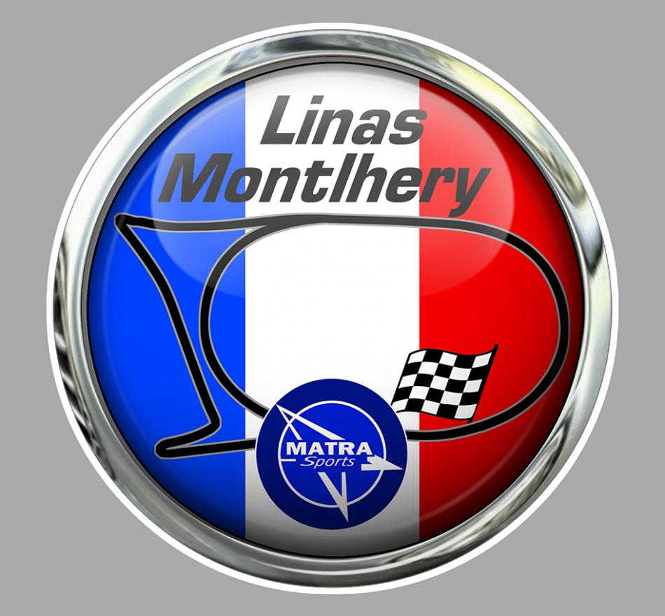 Sticker CIRCUIT LINAS MONTHLERY : Couleur Course