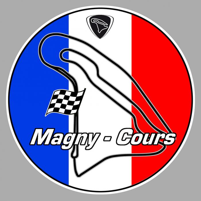 Sticker CIRCUIT MAGNY COURS : Couleur Course