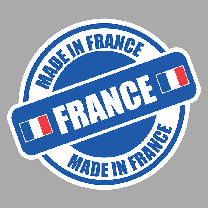 Sticker MADE IN FRANCE : Couleur Course