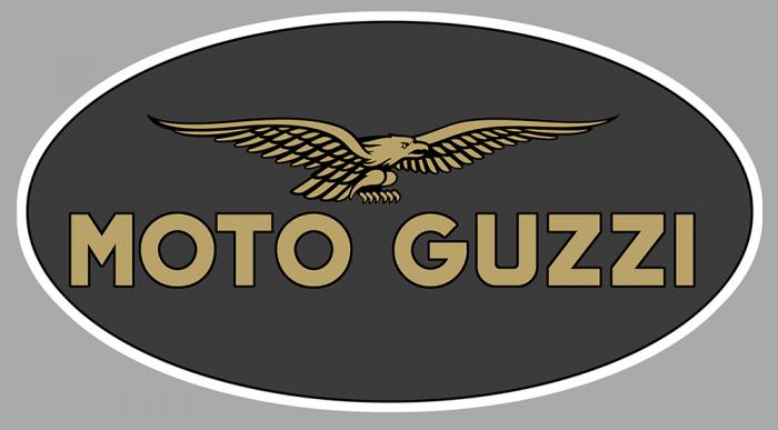 Sticker MOTO GUZZI NOIR : Couleur Course