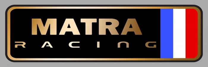 Sticker MATRA RACING : Couleur Course