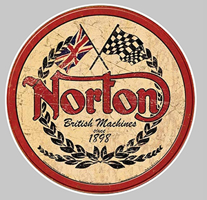 Sticker NORTON : Couleur Course