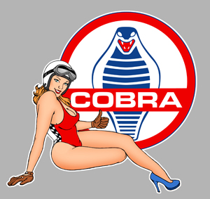 Sticker PINUP COBRA PA180 : Couleur Course