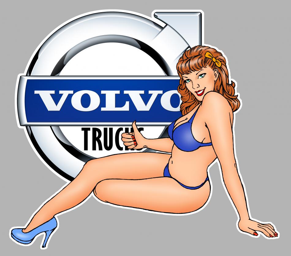 Sticker PINUP VOLVO PA339 : Couleur Course
