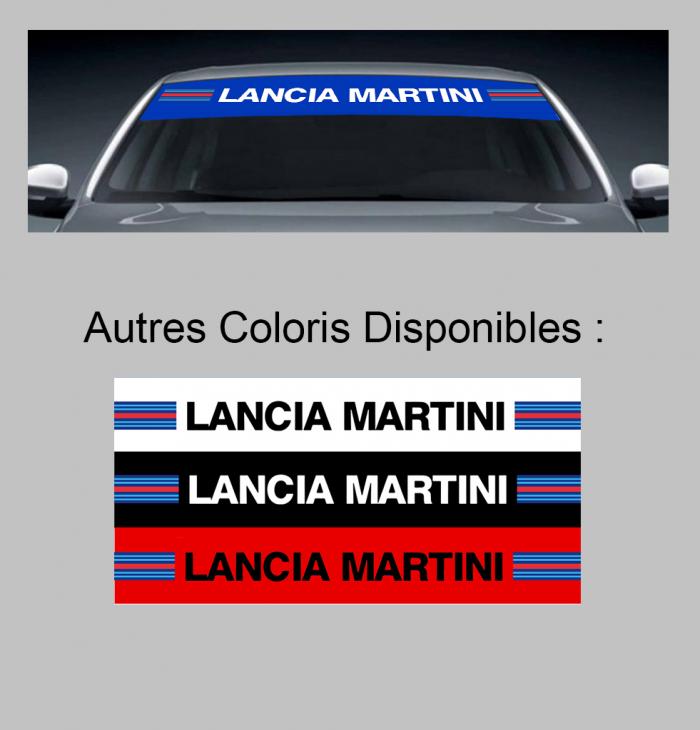 Sticker PARE SOLEIL PARE BRISE MARTINI RACING : Couleur Course