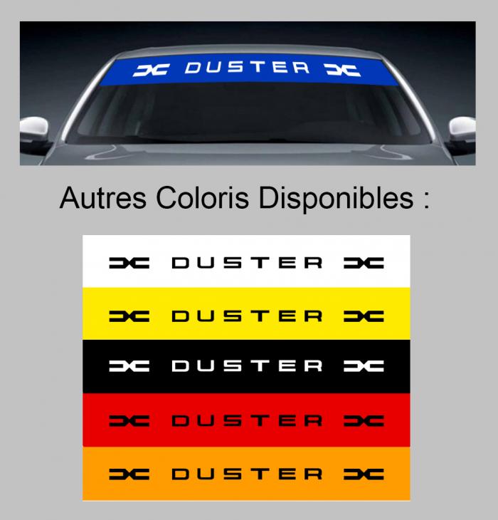 Sticker PARE SOLEIL PARE BRISE DACIA DUSTER : Couleur Course