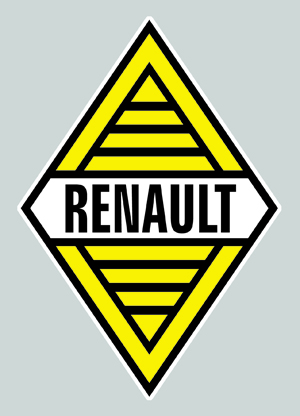 Sticker RENAULT : Couleur Course