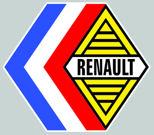 Sticker RENAULT ALPINE GORDINI RA008G : Couleur Course