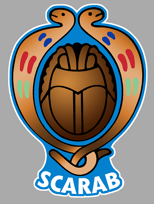 Sticker SCARAB : Couleur Course