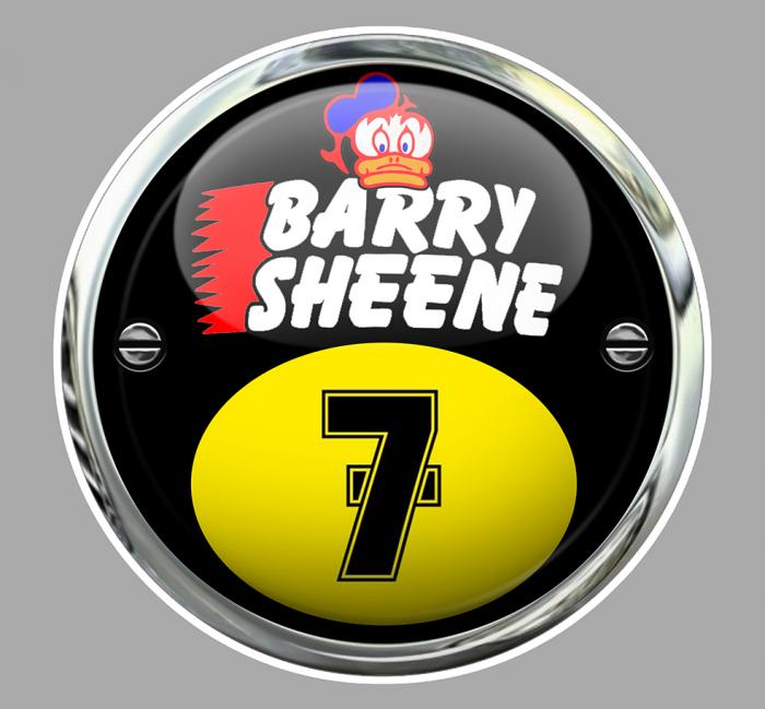 Sticker BARRY SHEENE  : Couleur Course
