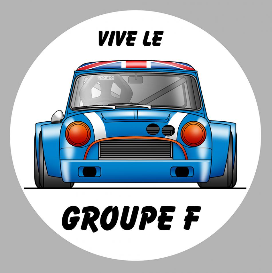 Sticker GROUPE F MINI COOPER VA057 : Couleur Course