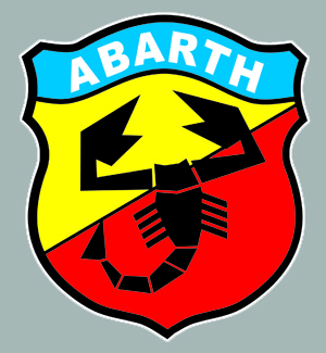 Sticker ABARTH AA002 : Couleur Course