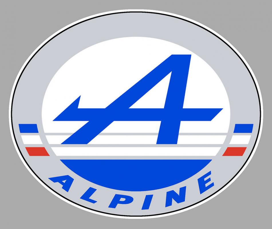 Sticker ALPINE AA011 : Couleur Course