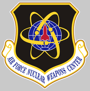 Sticker AIR FORCE NUCLEAR CENTER : Couleur Course