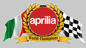 Sticker APRILIA : Couleur Course