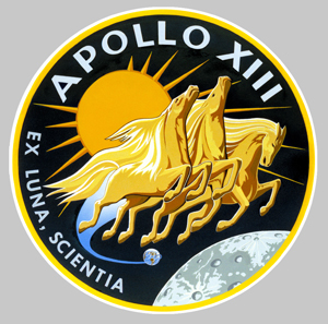 Sticker APOLLO XIII 13 NASA : Couleur Course