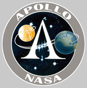 Sticker APOLLO NASA : Couleur Course