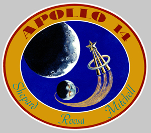 Sticker APOLLO XIV 14 NASA : Couleur Course