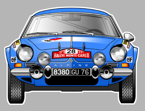 DECALS 1/32 REF 1494 ALPINE RENAULT A310 OLLIER RALLYE MONTE CARLO 1980 RALLY 