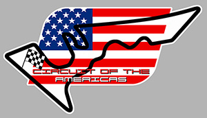 Sticker CIRCUIT AMERICA USA : Couleur Course