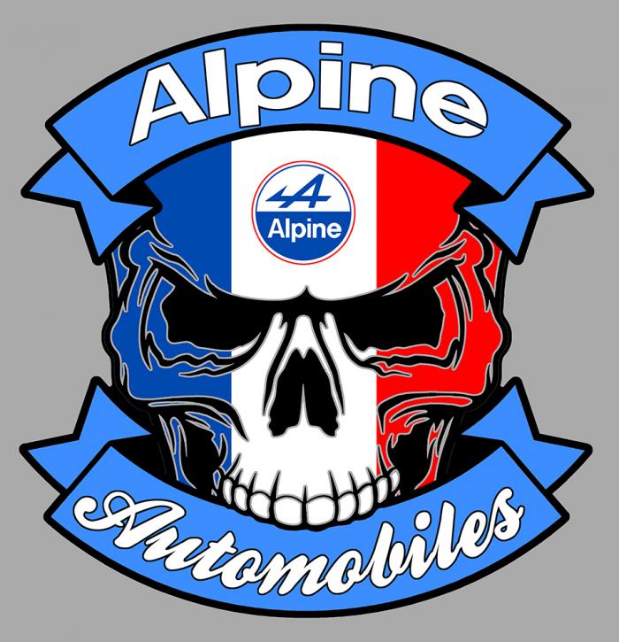 Sticker ALPINE : Couleur Course