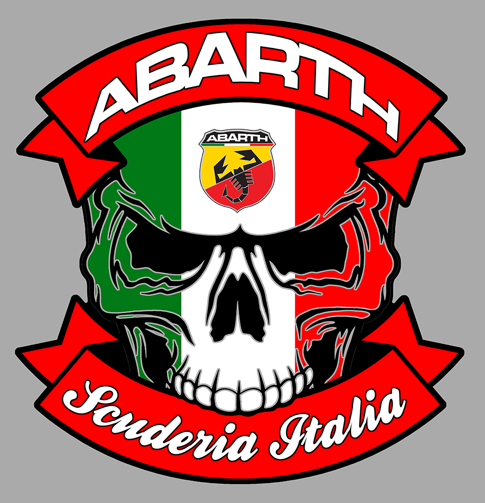 Sticker ABARTH AA191 : Couleur Course