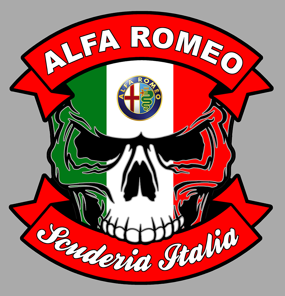 Sticker ALFA ROMEO AA192 : Couleur Course