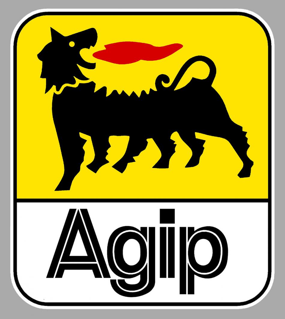 Sticker AGIP AA194 : Couleur Course