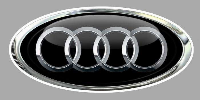 Sticker AUDI  : Couleur Course