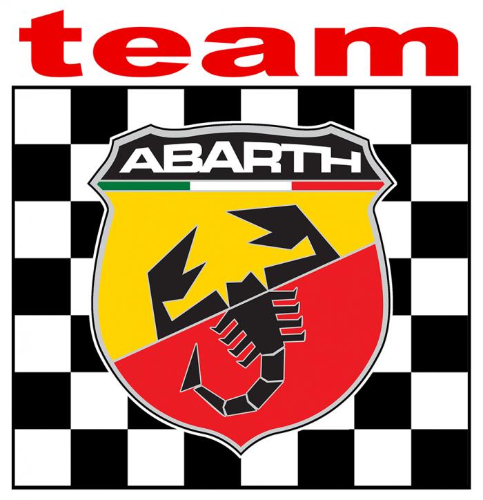 Sticker ABARTH TEAM : Couleur Course