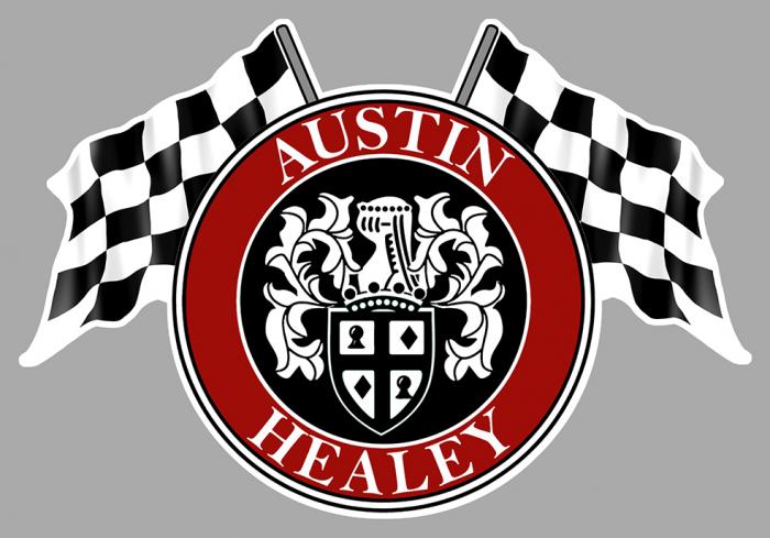 Sticker AUSTIN HEALEY : Couleur Course