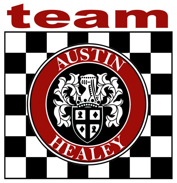 Sticker AUSTIN HEALEY TEAM : Couleur Course