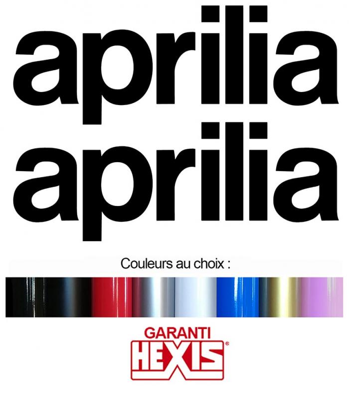 Sticker APRILIA : Couleur Course